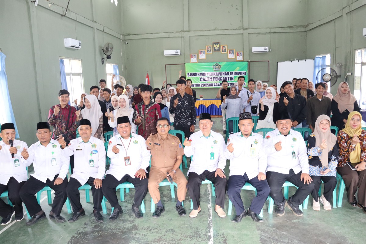 Camat Metro Utara Hadiri Bimbingan Perkawinan Calon Pengantin KUA Metro Utara